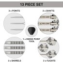 EXO Edition 90% Tungsten Steel Tip Darts Set - 23g Barrel SP03, Swiss Point