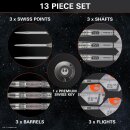 Star Wars X-Wing-Steeldarts aus 90% Tungsten, 24 g Swiss Points