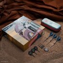 Star Wars Mandalorian 95% Tungsten Steel Tip Darts, 22G | Schwarze Swiss Storm Points