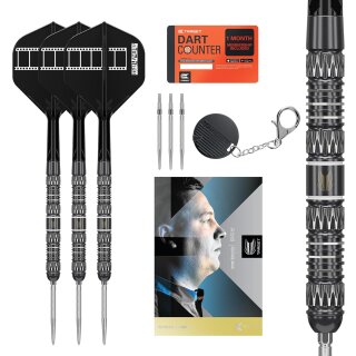 Chris Dobey Stahlspitze 95K Dart-Set, 22G, Swiss GRD Silver Points