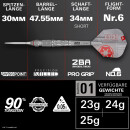Star Wars AT-AT 90% Tungsten Steel Tip Darts, 23G Swiss Storm Points