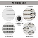 EXO Edition 90% Tungsten Steel Darts - 23g Barrel SP01, Swiss Point