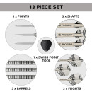 EXO Edition 90% Tungsten Steeldart - 22g Barrel SP01, Swiss Point
