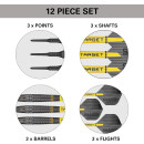 Scott Williams Black Out 90% Wolfram Soft Tip Darts, 20g