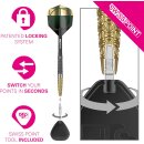 Cult Envy 01 23G 90% Wolfram Swiss Point Stahlspitze Darts Set