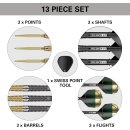 Cult Envy 01 21G 90% Wolfram Swiss Point Stahlspitze Darts Set