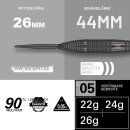 Bolide Void 90% Tungsten Steeldart, Swiss-Point-Darts | Barrel 05, 24G
