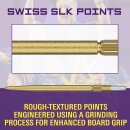 2 Set / 6 Stück Swiss Point SLK Luke Littler Dartspitzen 42MM - Gold