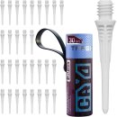 2 Pack Cryo Soft Tip Point, insgesamt 60 Tips, Weiß, 2BA-Gewinde