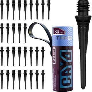 2 Pack Cryo Soft Tip Point insgesamt 60 Tips, Schwarz, 2BA-Gewinde