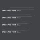 2 Set Swiss Points, Nano Dartspitzen (6 Stck.) 30MM, Silber
