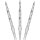 2 Set Swiss Point Storm Steel, Onyx (6 Stück) 30 MM  Silber