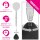 2 Set Swiss Point Storm Steel, Onyx (6 Stück) 30 MM  Silber