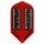 1 Sets (3 Stück) Pentathlon Flight HD 150 rot slim