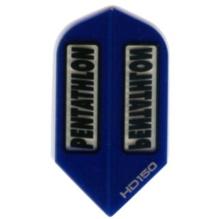 1 Sets (3 Stück) Pentathlon Flight HD 150 blau slim