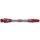 1 Set (3 Stück) Starlite Shaft Alu Facett rot medium