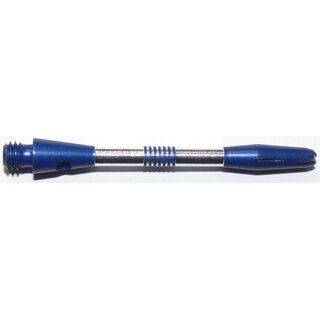 1 Set (3 Stück) Starlite Shaft Alu Facett blau medium