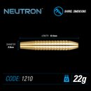 Steeldart Winmau Neutron Brass Messing Steeltip 22g