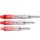 1 Sets (3 Stück) PRO-GRIP Vision Shaft rot, kurz