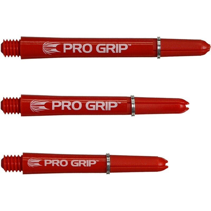 1 Sets (3 Stück) Target PRO-GRIP Shaft rot kurz