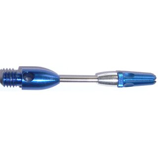 1 Sets (3 Stück) Anodies Stahl Shaft blau kurz