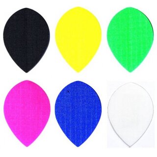 6 Sets (18 Stück) Nylon Longlife Flight Uni sortiert pear