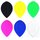 6 Sets (18 Stück) Nylon Longlife Flight Uni sortiert pear